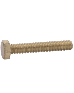 VITI METRICHE TESTA ESAGONALE INTERAMENTE FILETTATE OTTONE