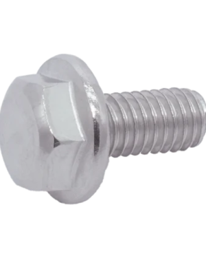 VITI METRICHE TESTA ESAGONALE INTERAMENTE FILETTATE FLANGIATE INOX