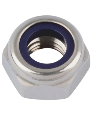 DADI ESAGONALI AUTOBLOCCANTI BASSI INOX A4