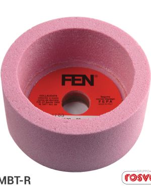 Mola a tazza MBT 100x50x20 corindone rosa T.218