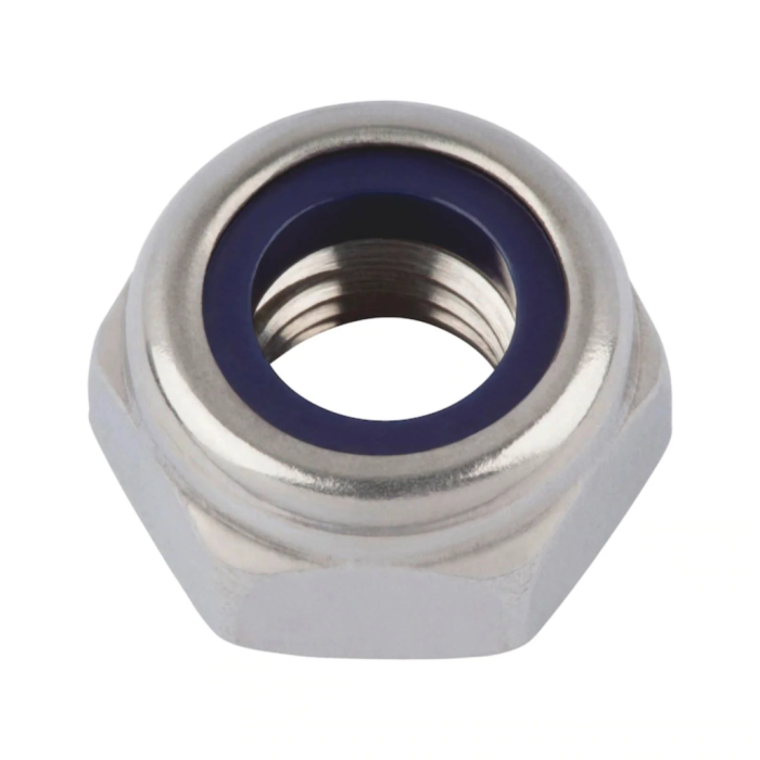 DADI ESAGONALI AUTOBLOCCANTI BASSI INOX A2