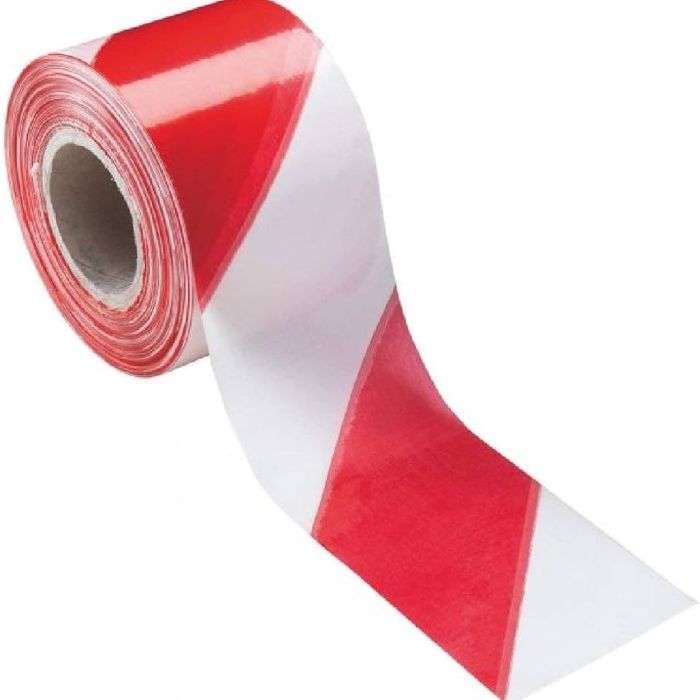 NASTRO SEGNALETICO 200M ROSSO/BIANCO