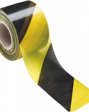 NASTRO ADESIVO SEGNALETICO 50X50 Mt GIALLO/NERO