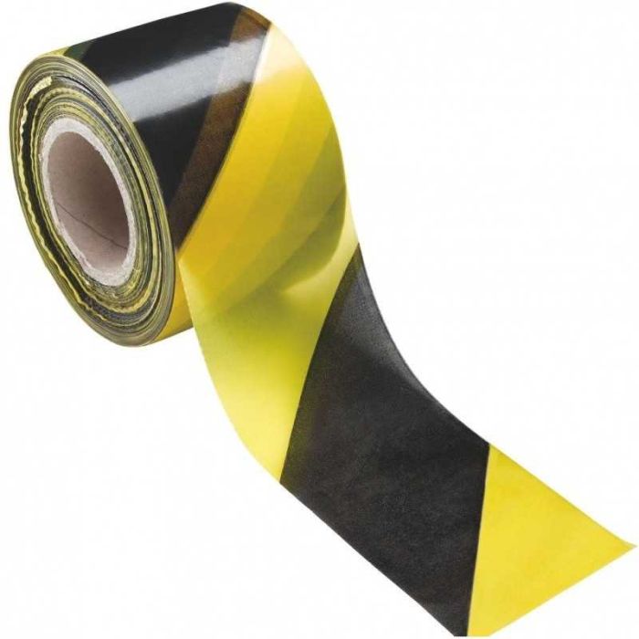 NASTRO ADESIVO SEGNALETICO 50X50 Mt GIALLO/NERO