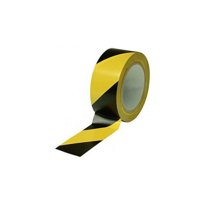 NASTRO ADESIVO SEGNALETICO 50X50 Mt GIALLO PVC