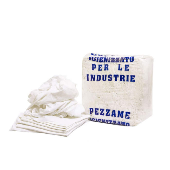 PEZZAME BIANCO SPUGNA IN BALLA PRESSATO 20Kg
